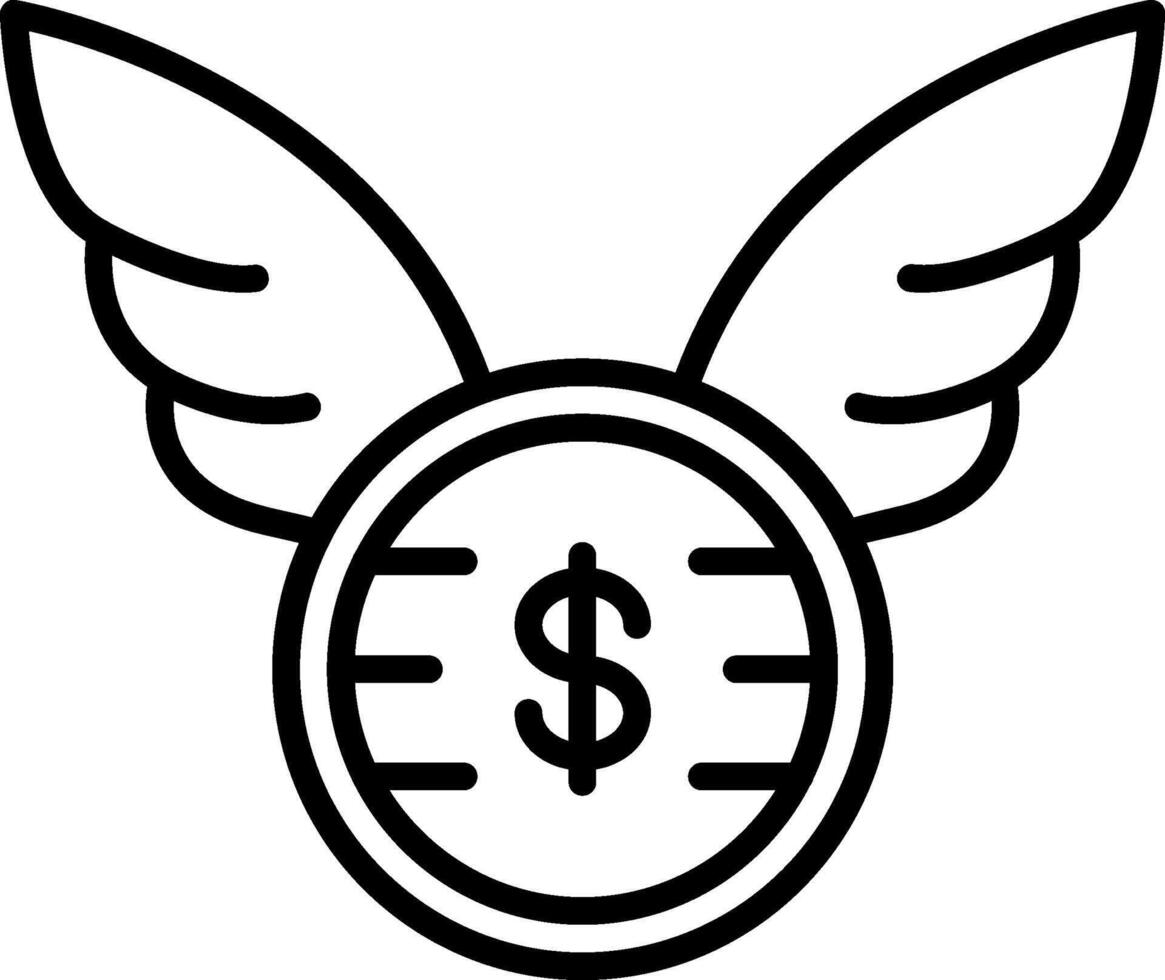 Cash Line Icon vector