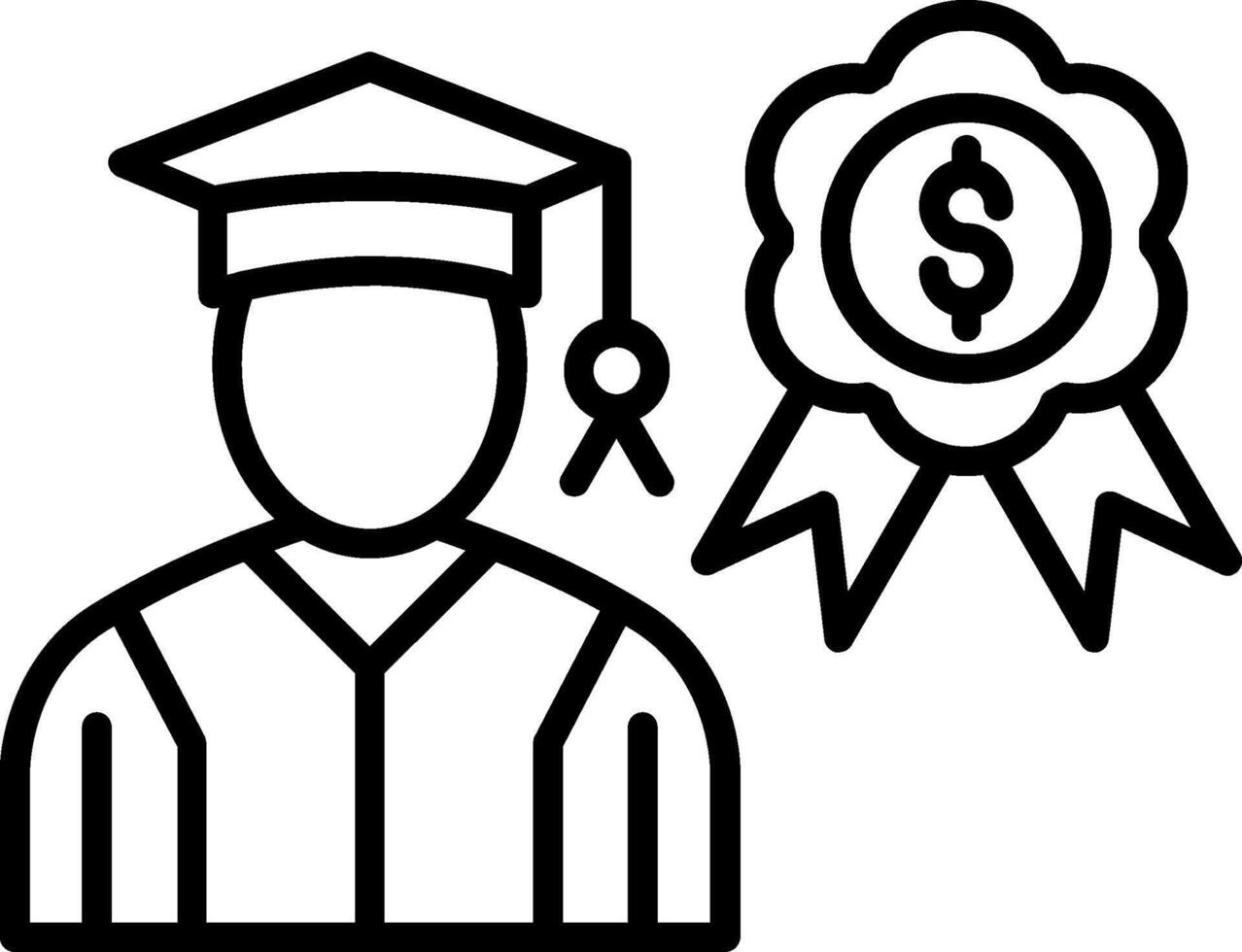 Award Line Icon vector