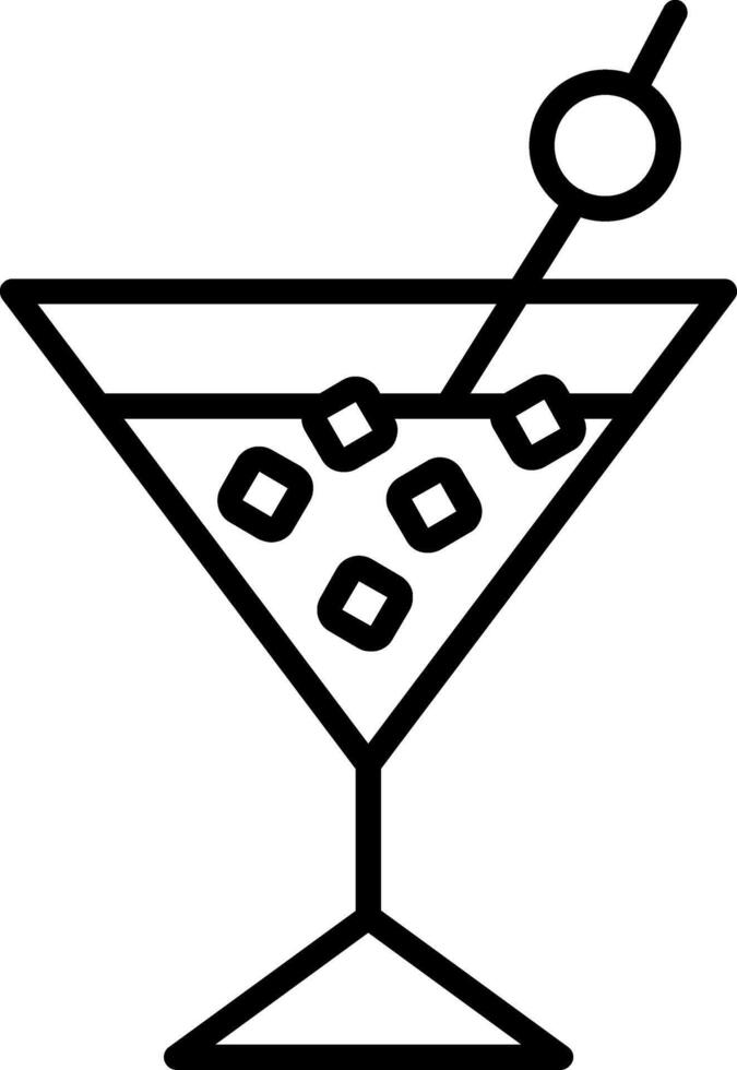 Ice Cold Line Icon vector