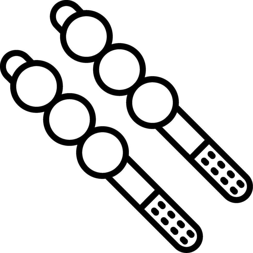 Dango Line Icon vector