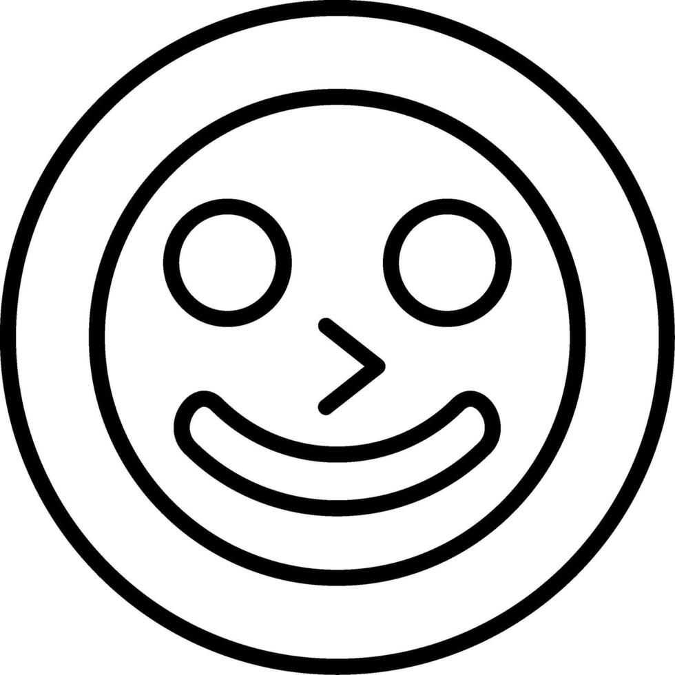 Emoji Line Icon vector