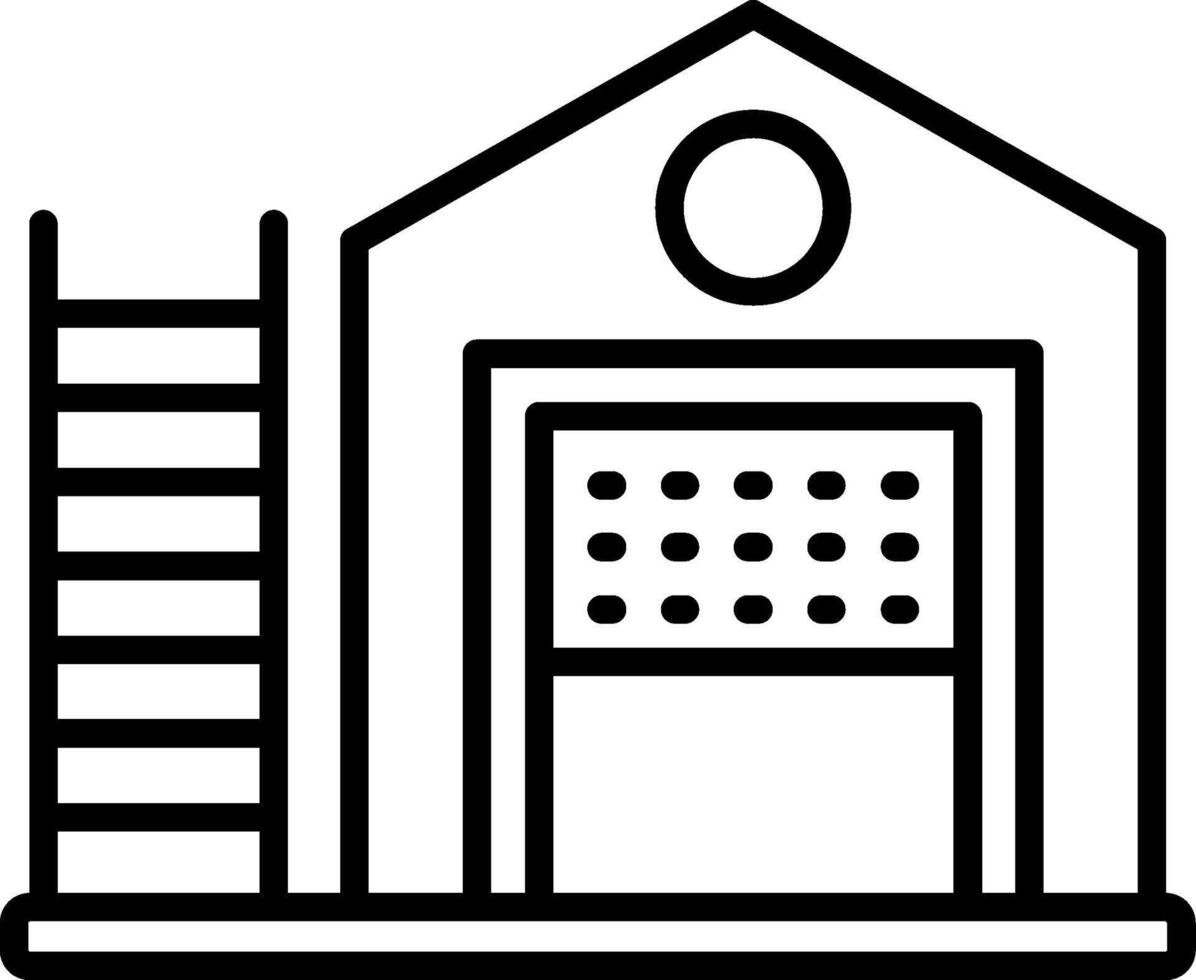 Industry Line Icon vector