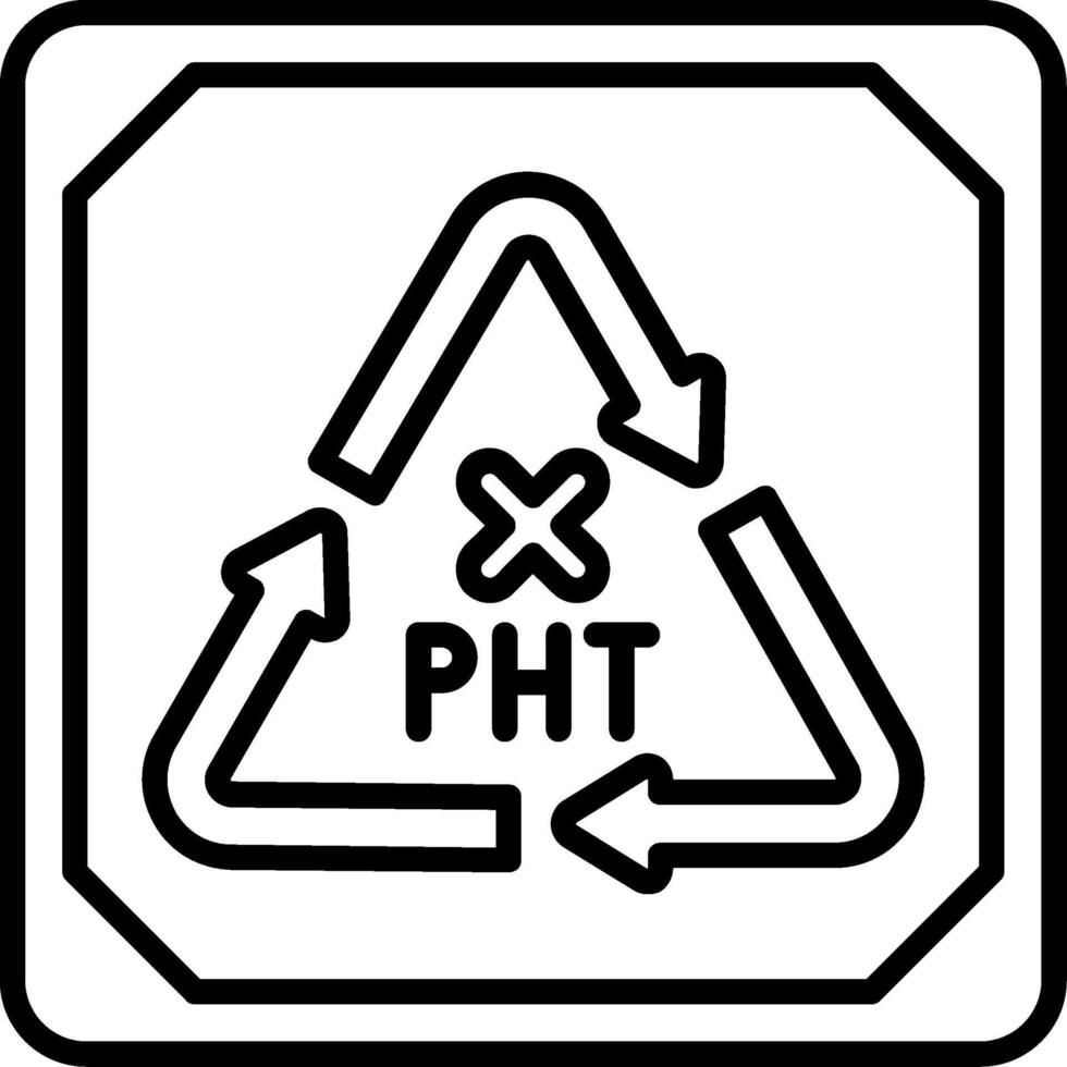 Phthalktes Line Icon vector