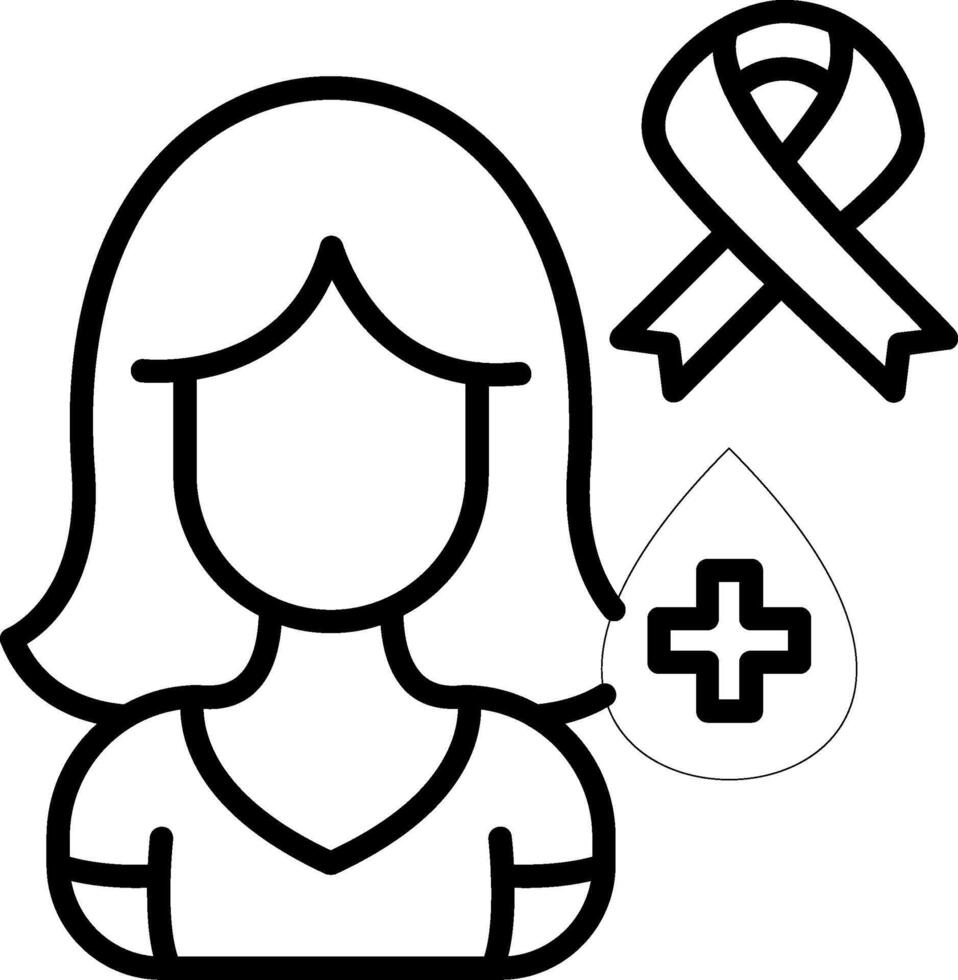Survivor Line Icon vector