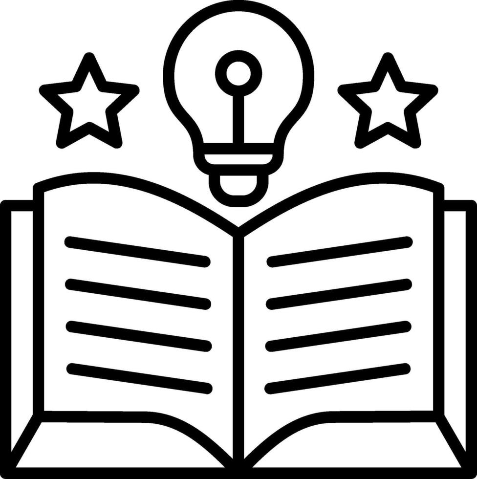 Learn More Line Icon vector