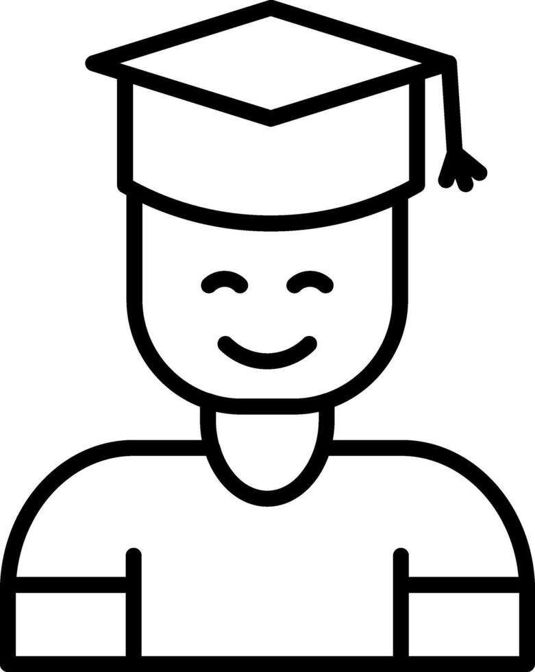 Student Line Icon vector
