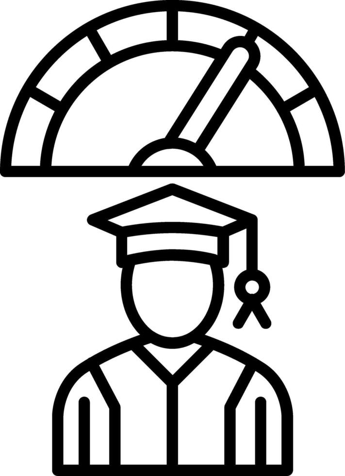 Performance Line Icon vector