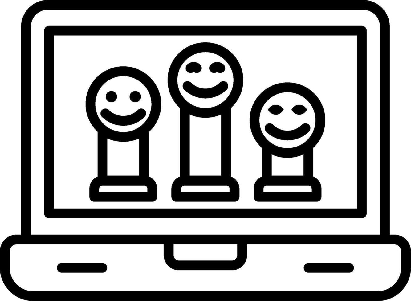 Acceptance Line Icon vector