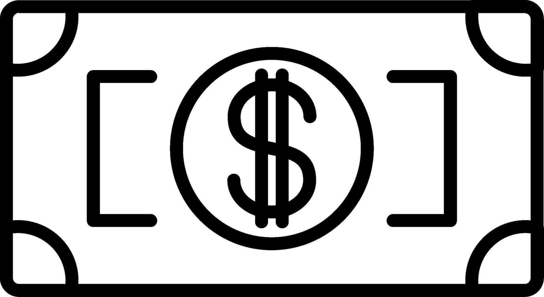 Money Line Icon vector