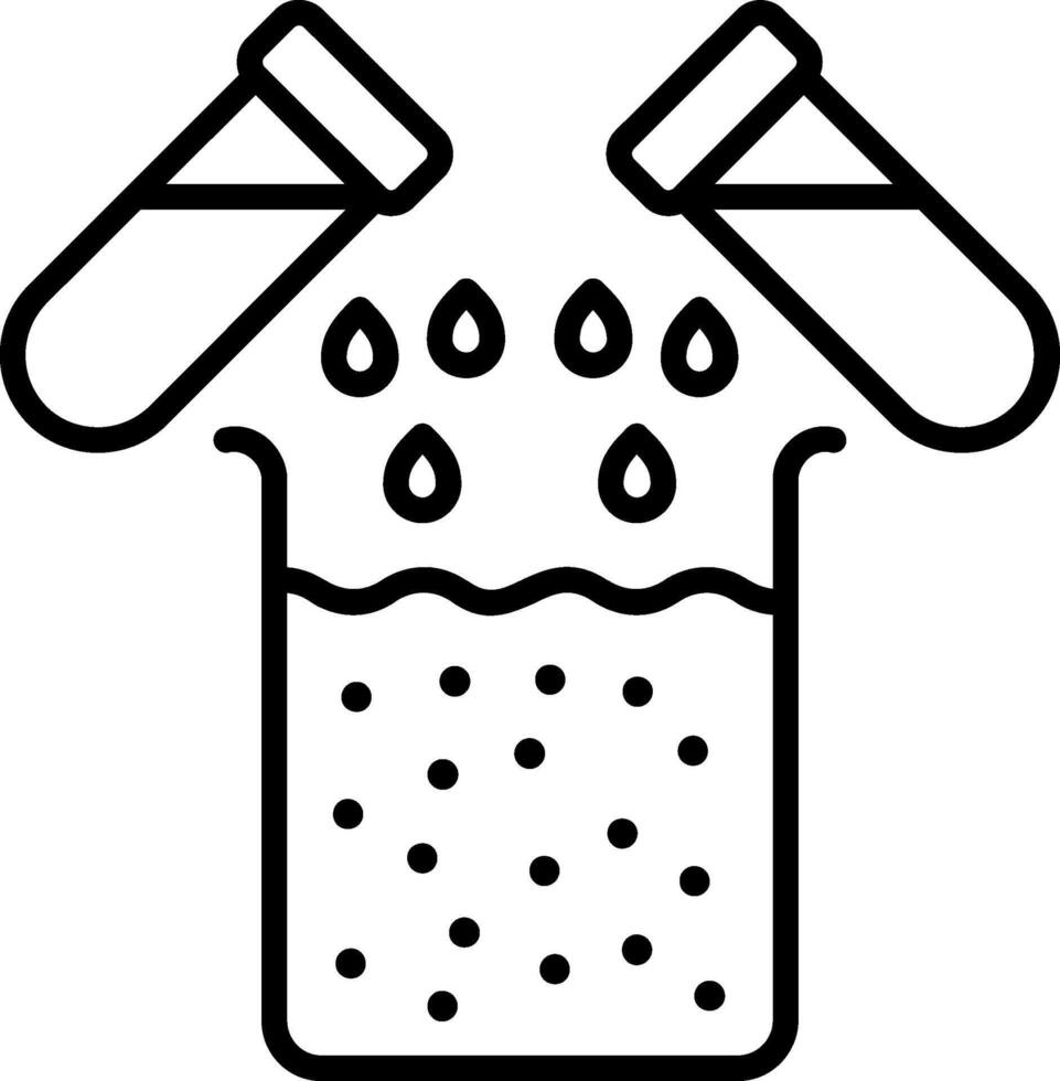 Experiment Line Icon vector