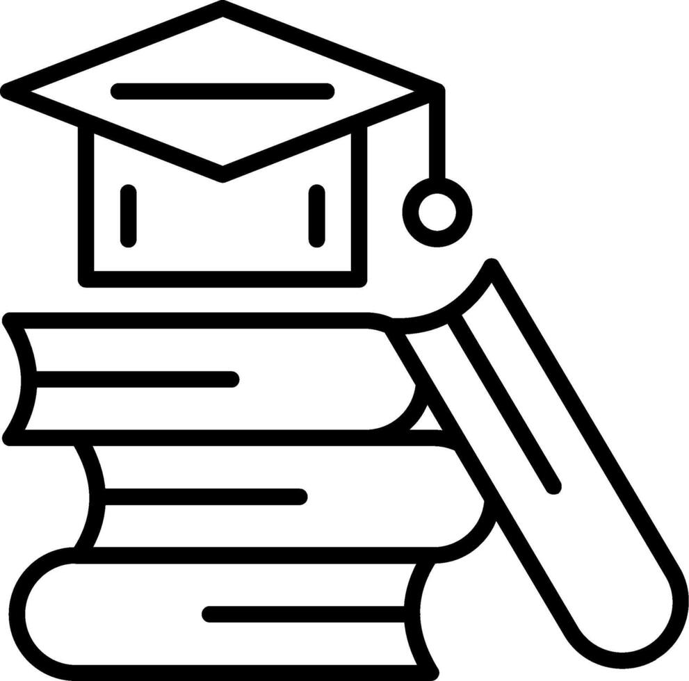 Education Line Icon vector