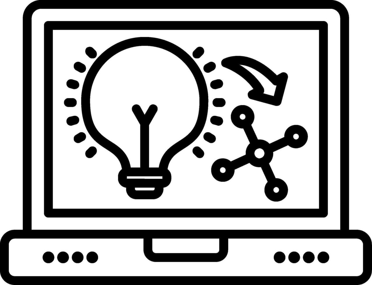 Idea Line Icon vector