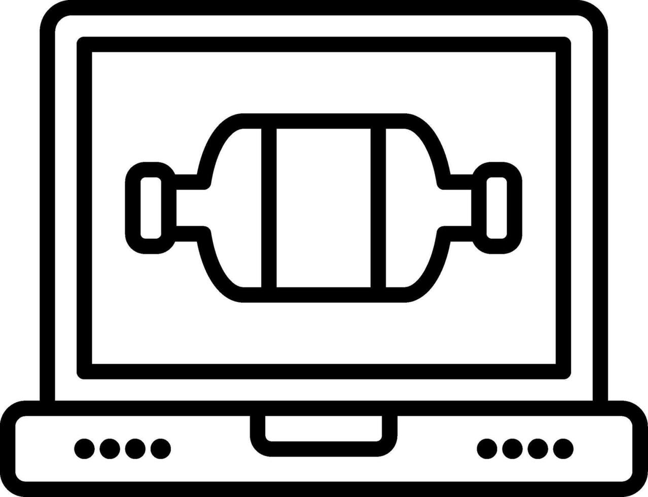 Catalyst Line Icon vector