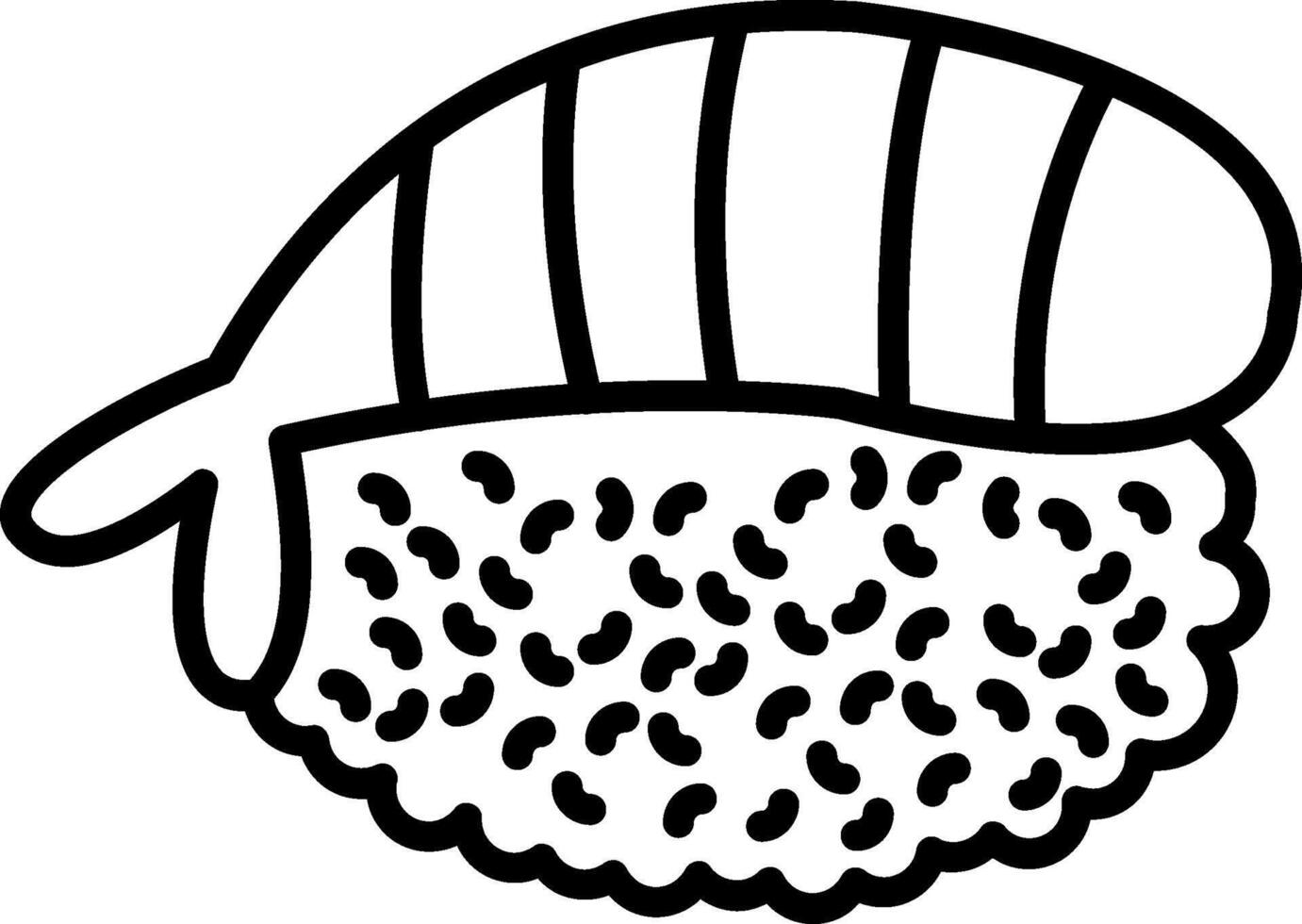 Nigiri Line Icon vector