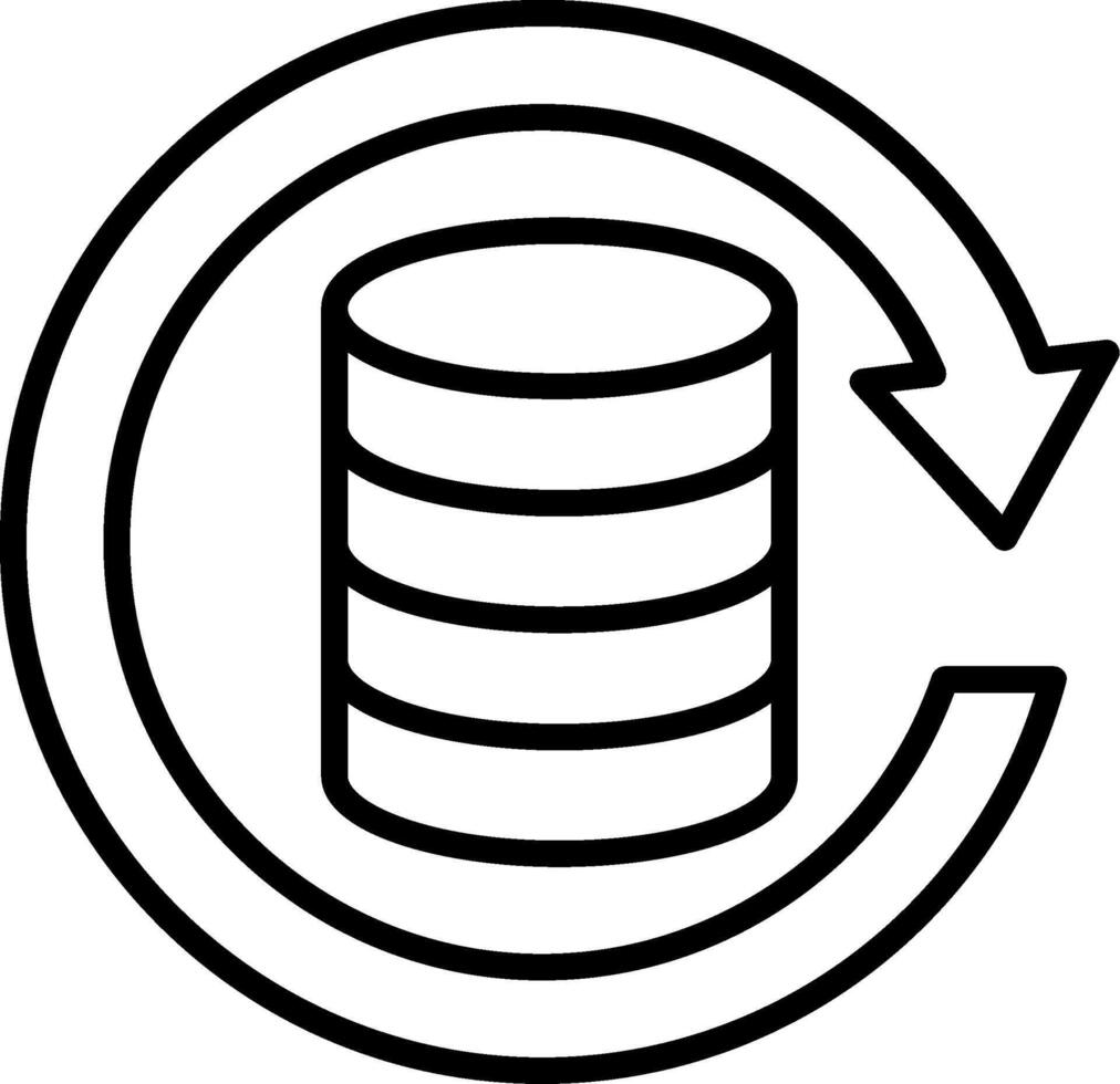 Money Back Guarantee Line Icon vector