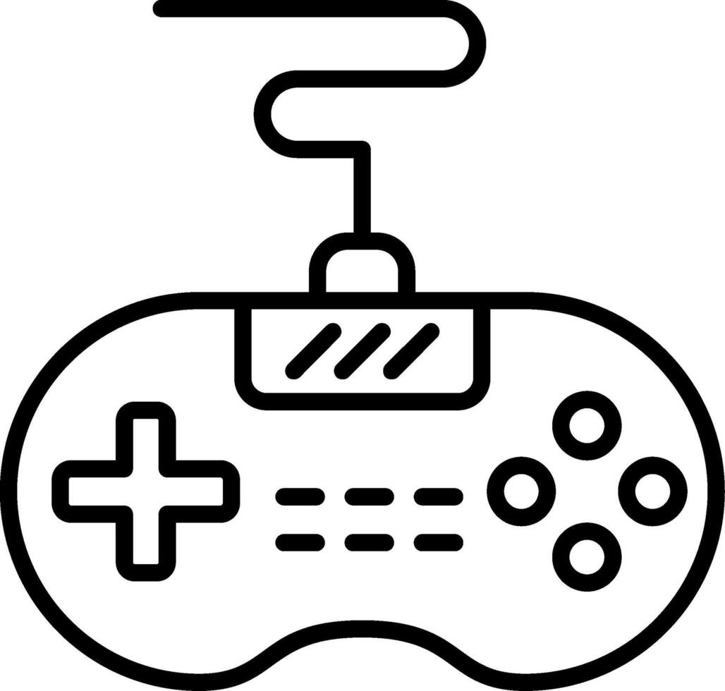 Game Line Icon vector