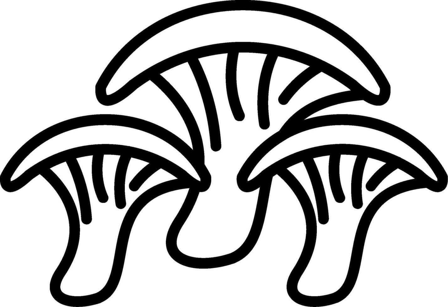 Mushroom Line Icon vector
