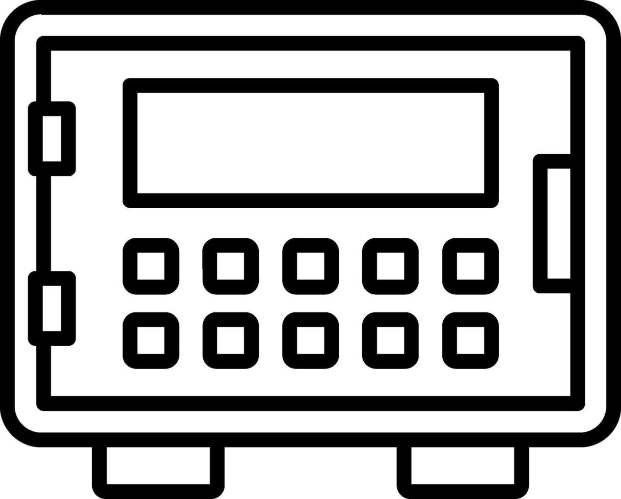 Safety Line Icon vector