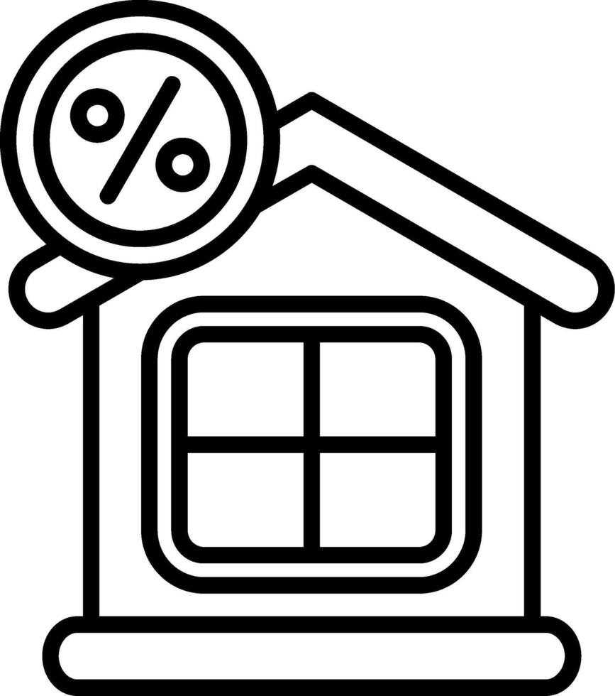 Property Line Icon vector