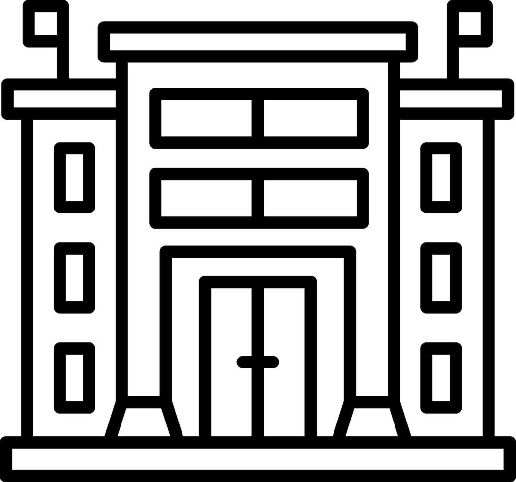 University Line Icon vector