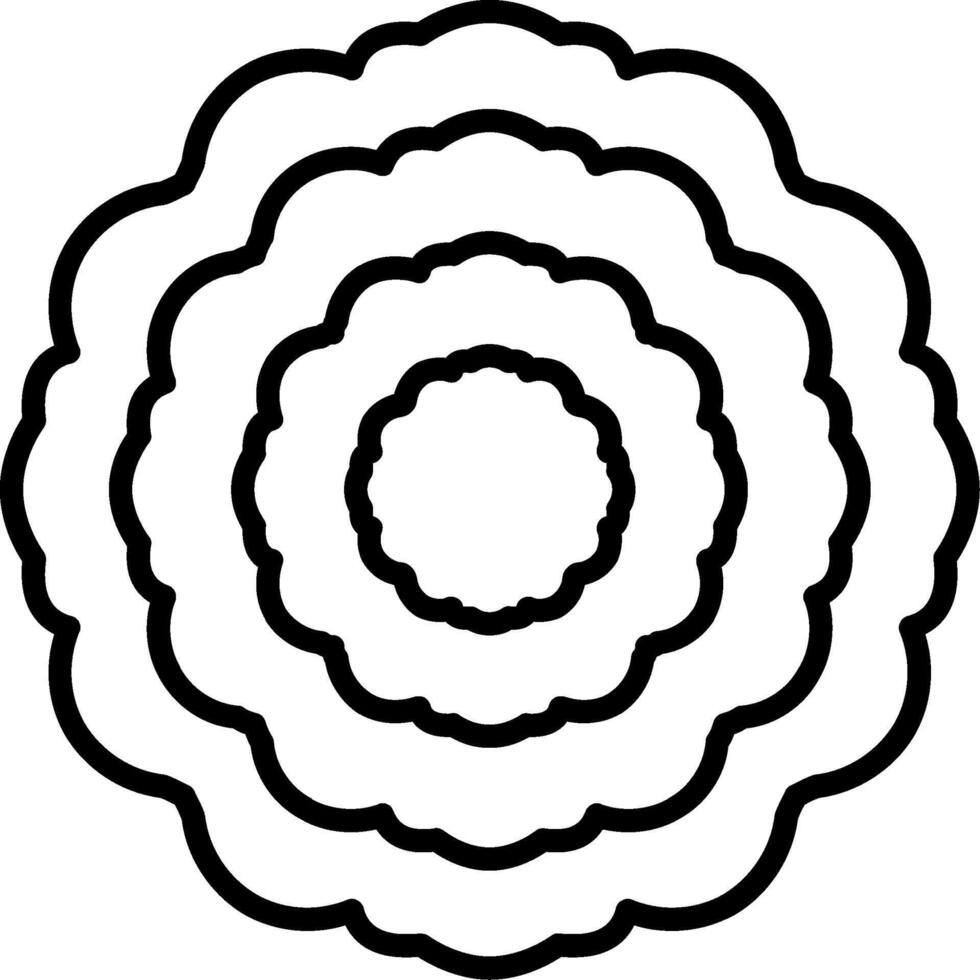 Ranunculaceae Line Icon vector