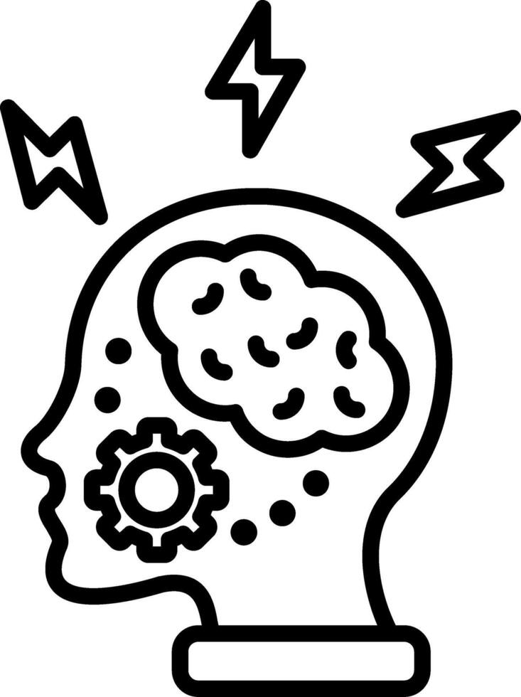 Stimulant Line Icon vector