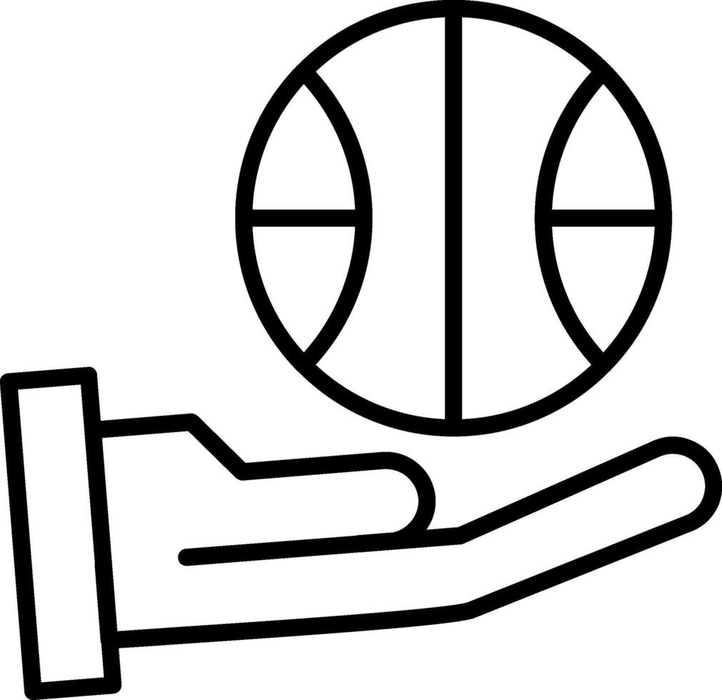 Athletic Line Icon vector
