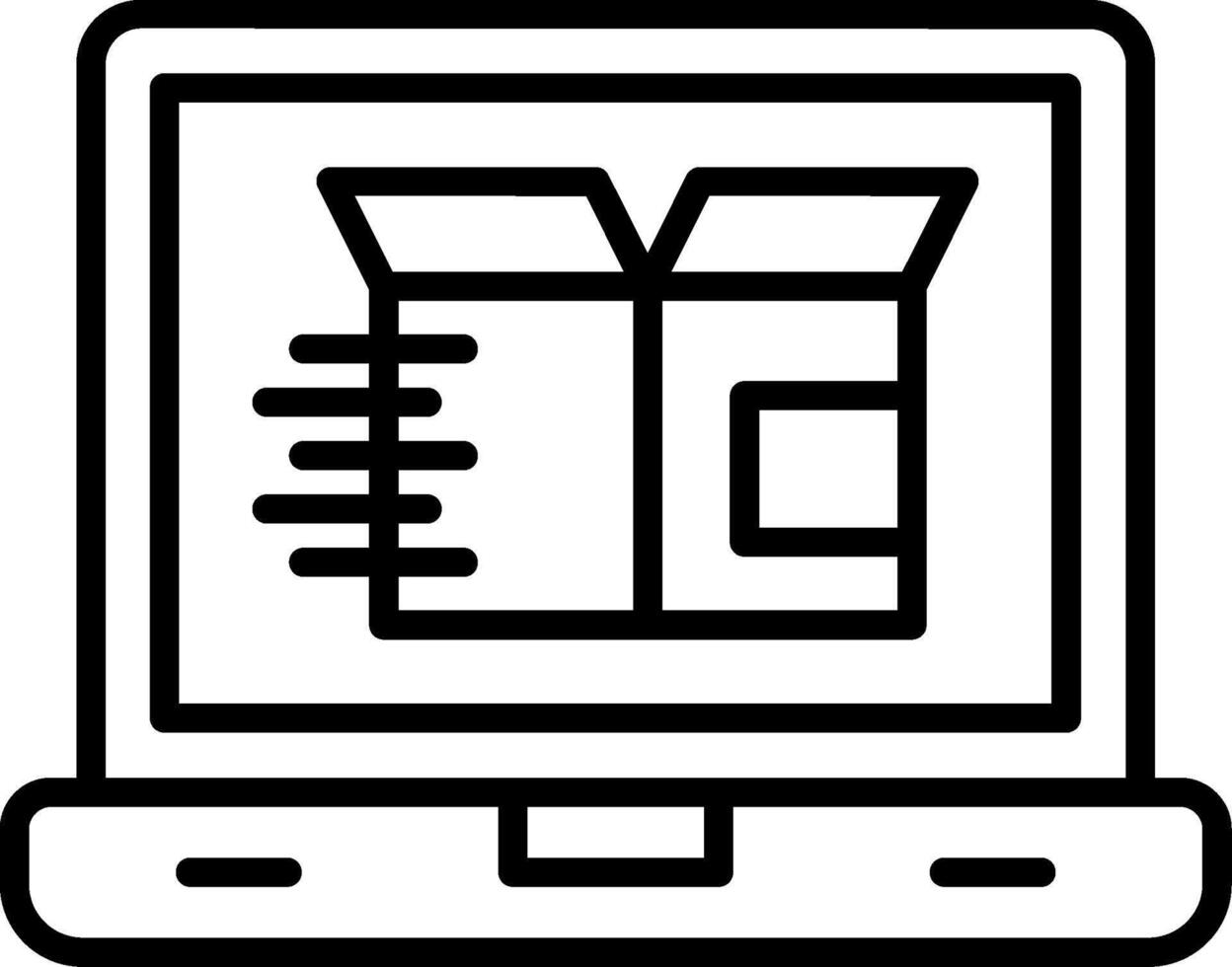 Logistic Line Icon vector