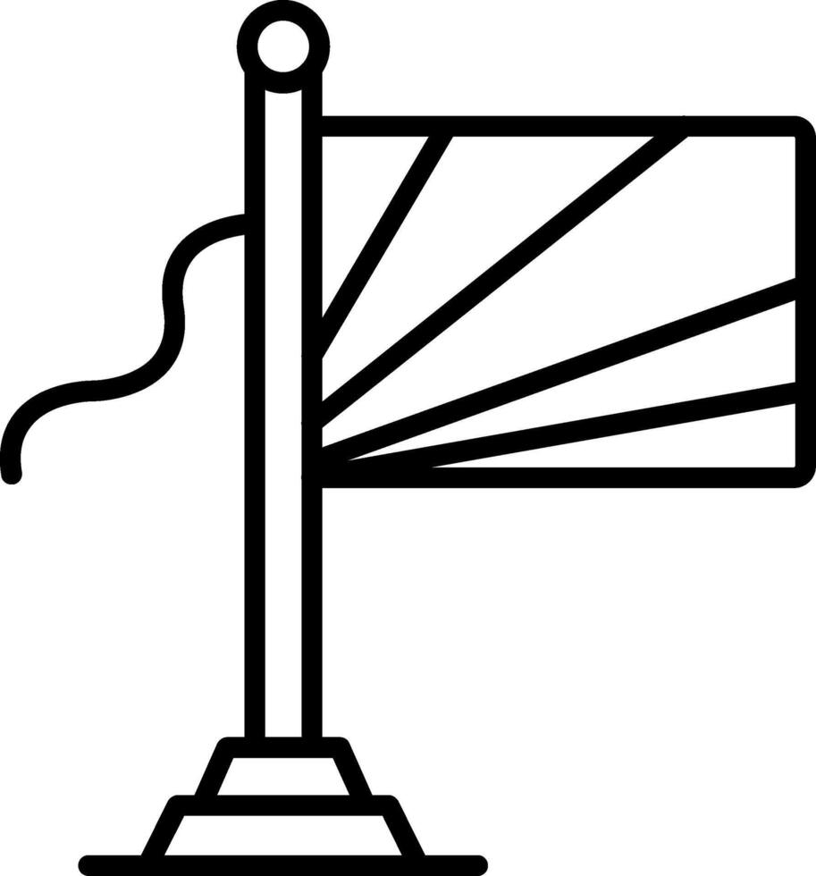 Seychelles Flag Line Icon vector