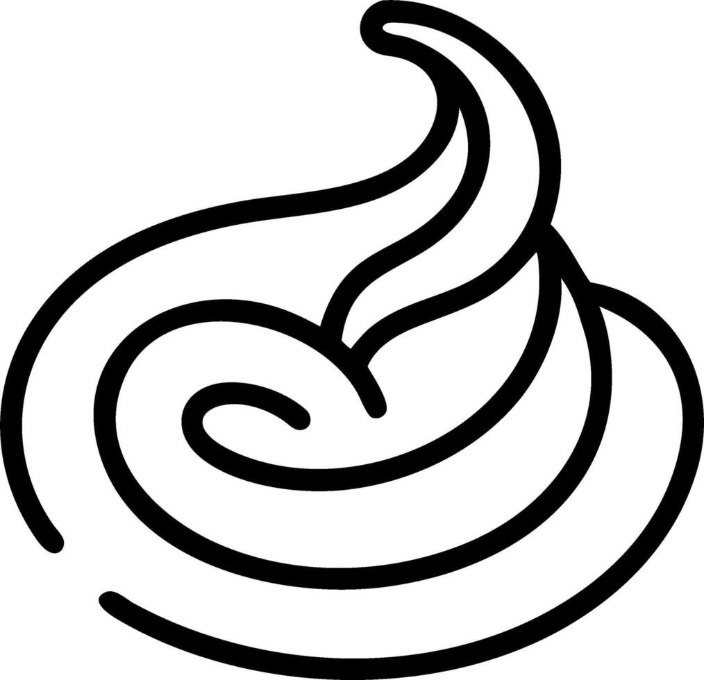 Abstract cocoa powder forming a swirling pattern with Rich Velvety text vector