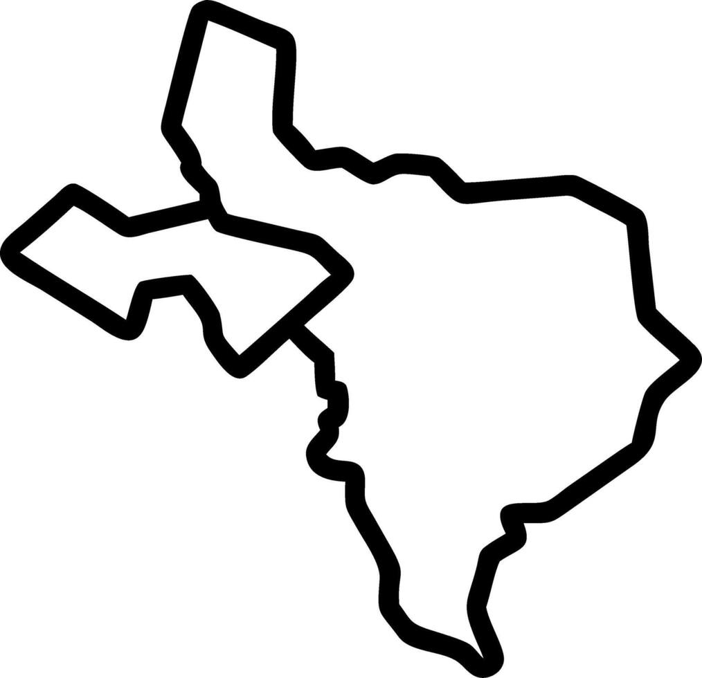 Abstract electoral map animation vector