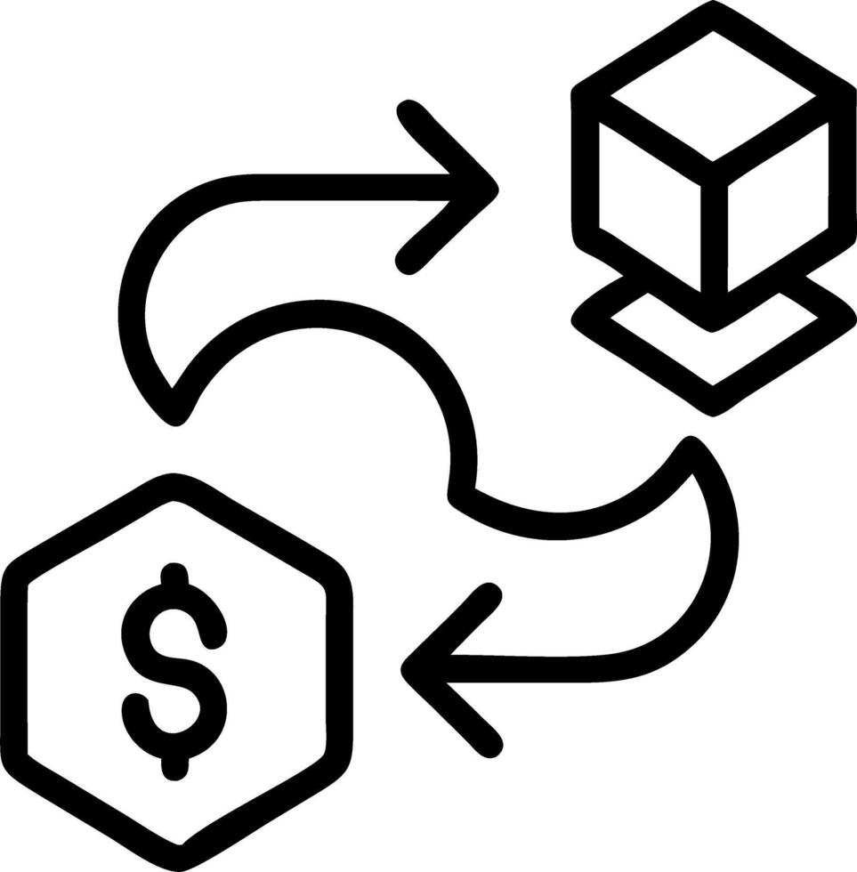 AI Blockchain and Investment vector