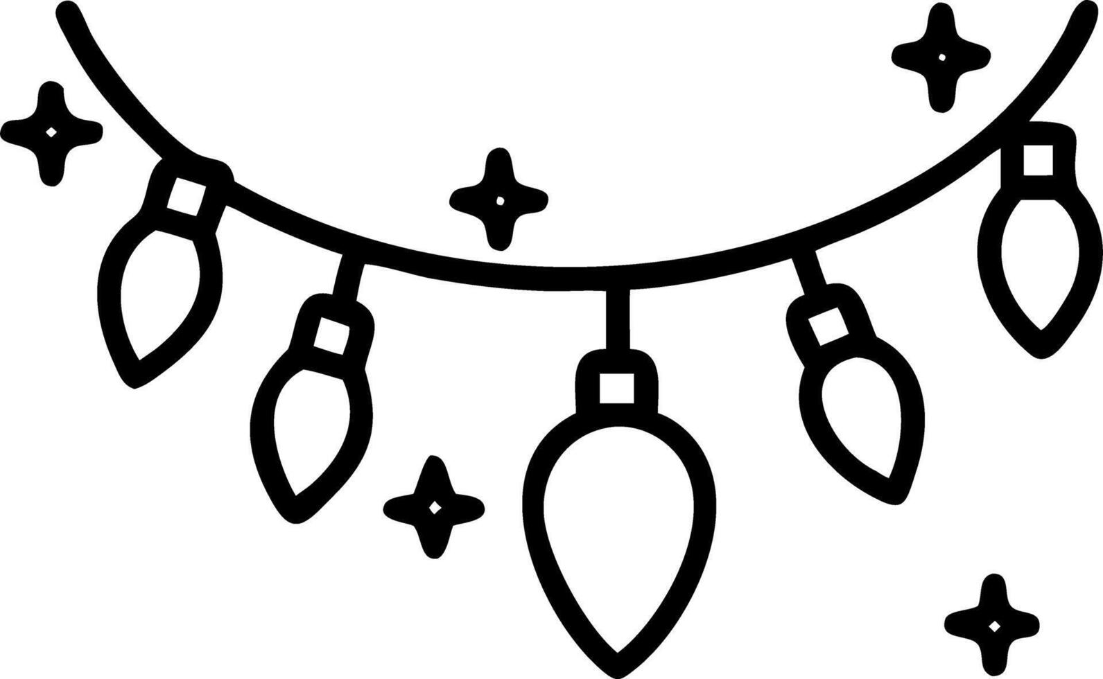 Bokeh Holiday Lights vector