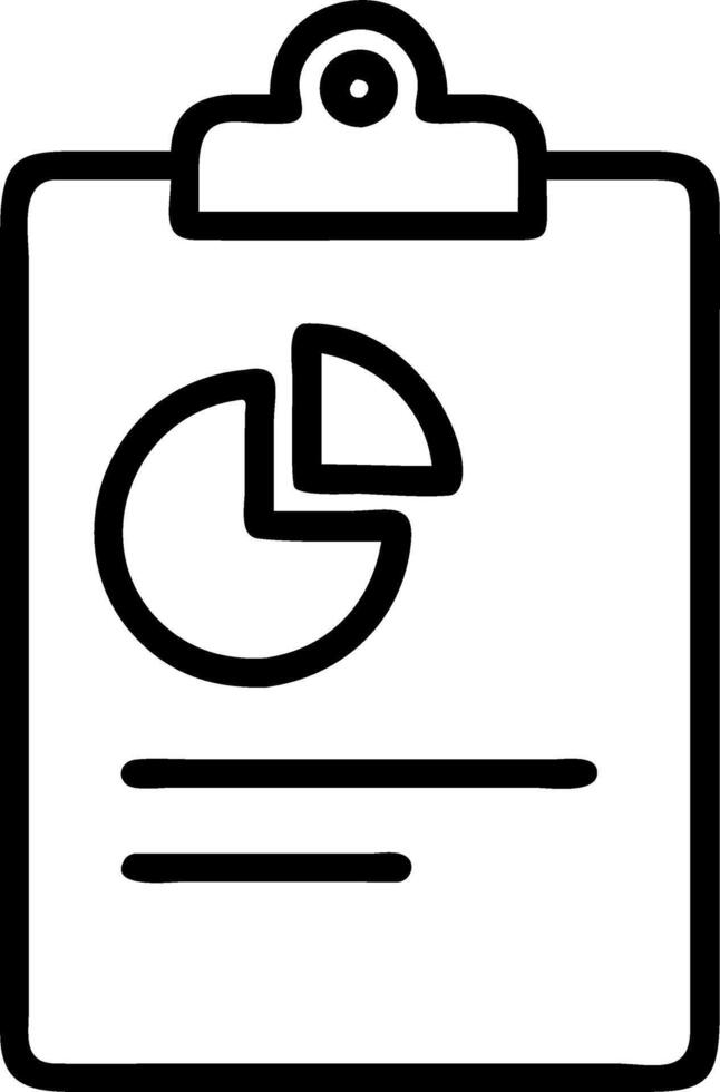 Border frame with pie chart and clipboard for Metrics and copy space vector