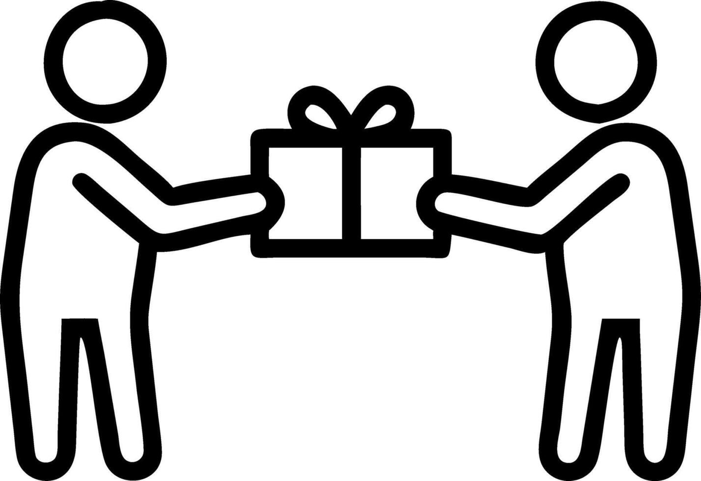 Candid Gift Exchange vector
