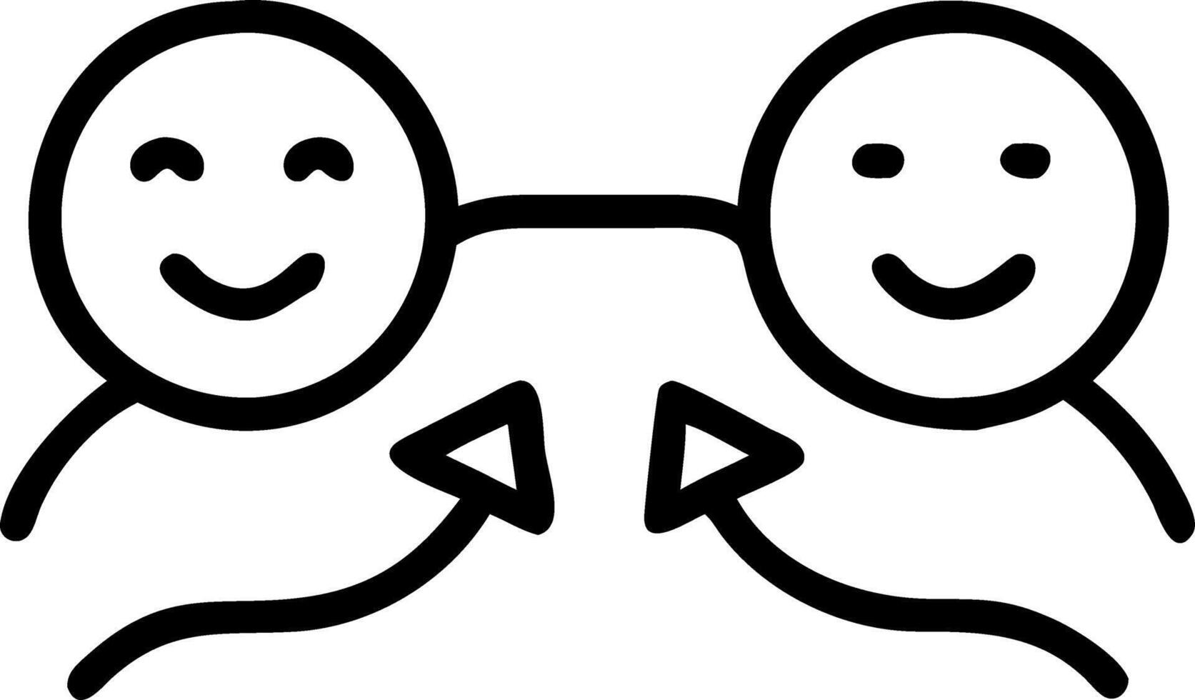 Candid Negotiation Finding Middle Ground vector