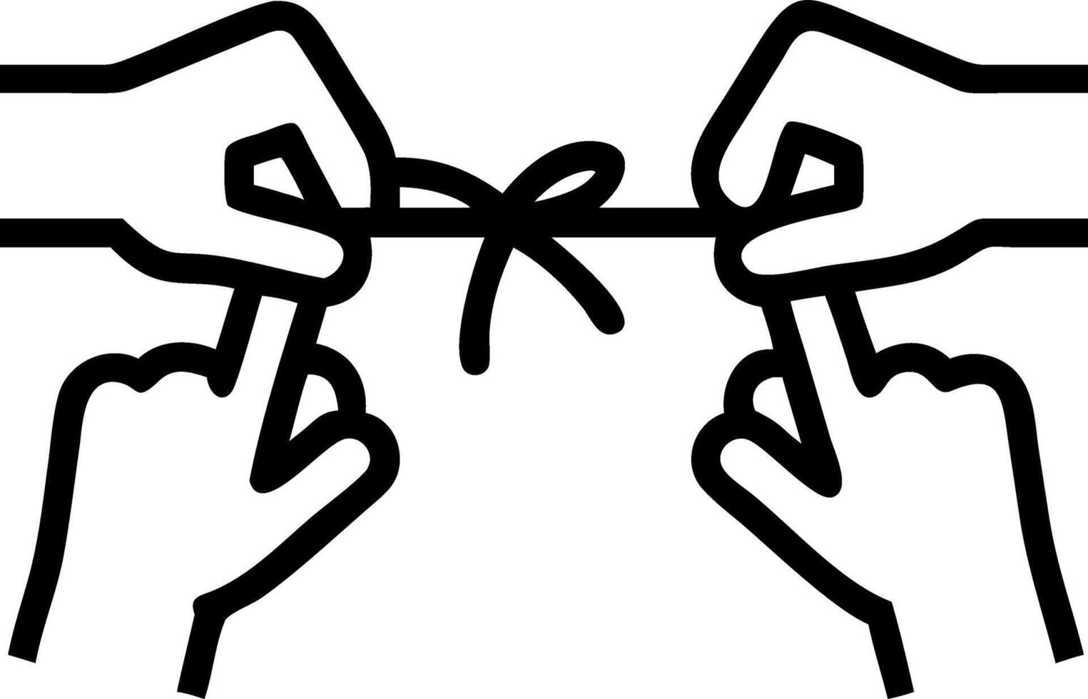 Candid Red Ribbon Making vector