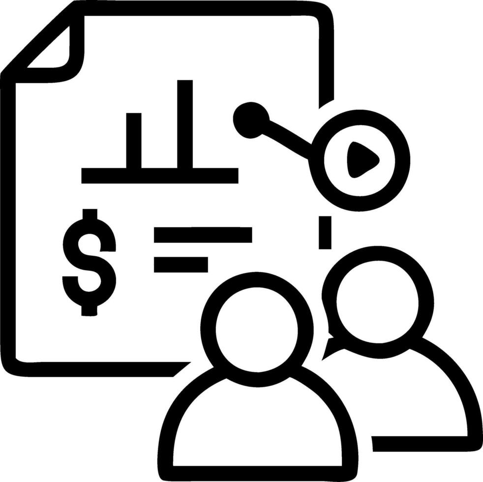 Candid shot of a finance team analyzing quarterly reports vector