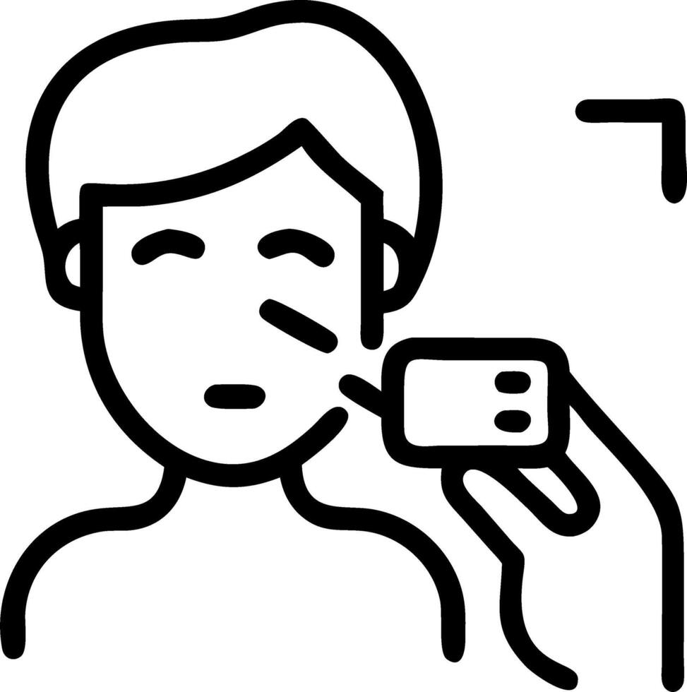 Candid Testing Moment vector