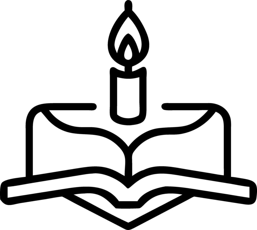 Candlelight and Poetry vector