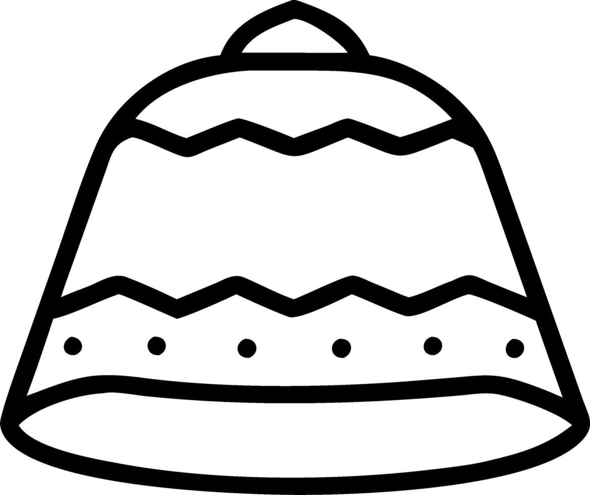 Close Up of a Traditional Hat vector