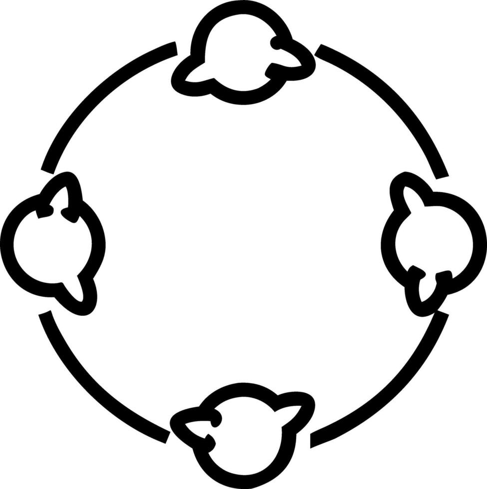 Cognitive behavioral therapy cycle vector