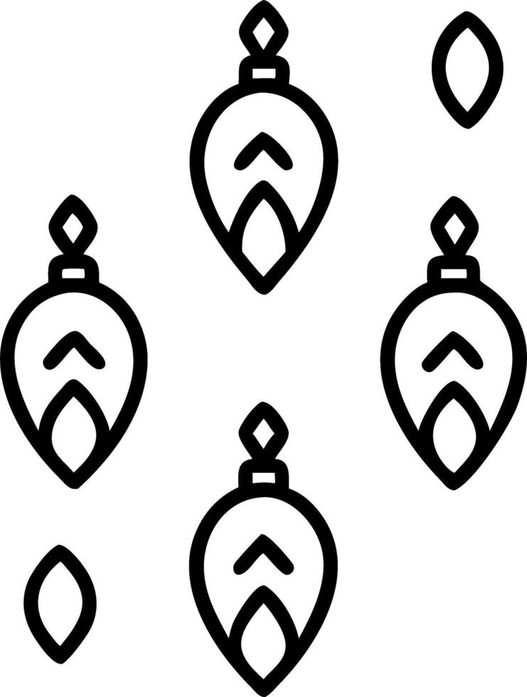 Compostable Packaging Christmas Ornaments vector