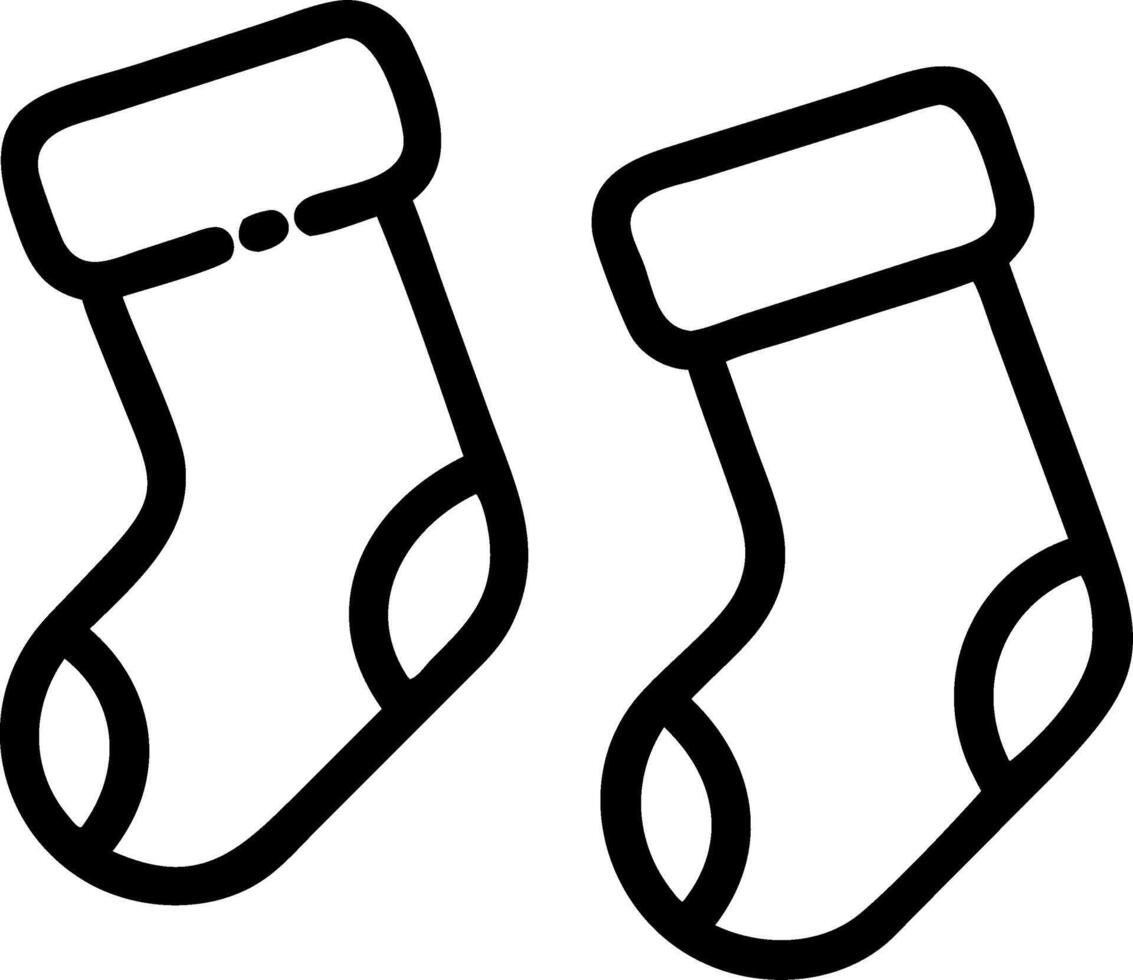 Compostable Packaging Christmas Stockings vector