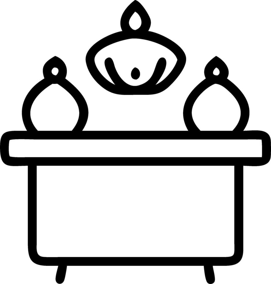 Cultural Symbols Podium vector
