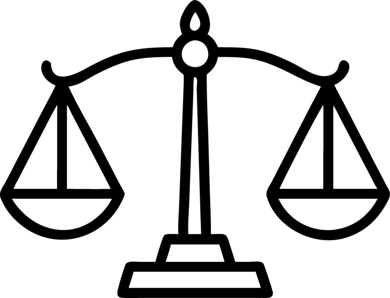 Democracy scale with check and balance weights vector