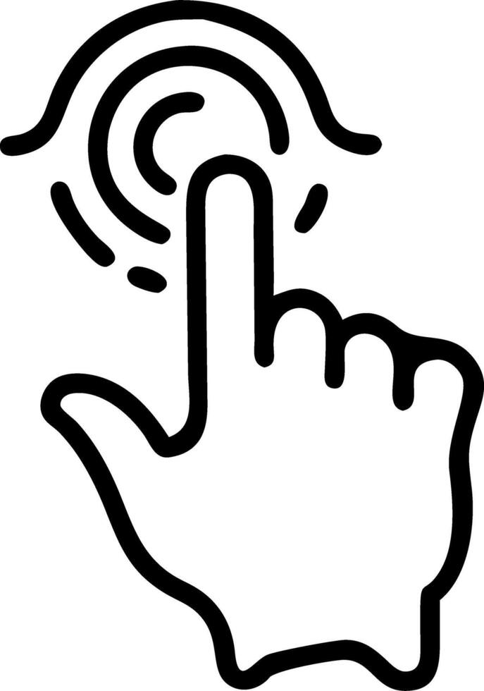 Fingerprint forming electoral map vector