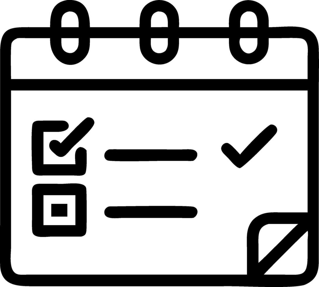 Floating calendar and checklist with Campaign Planning text vector