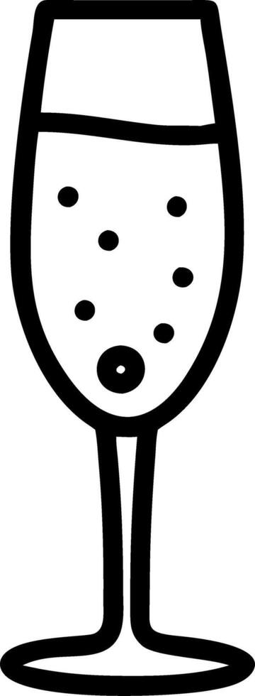 Floating Champagne Flute Base vector