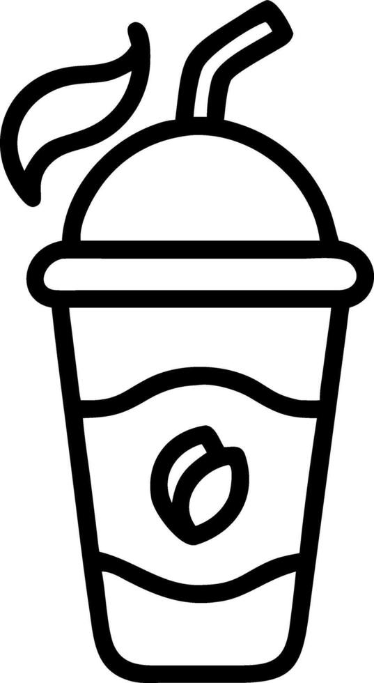 Floating smoothie cup with fruits forming a colorful swirl with Fresh Blend text vector